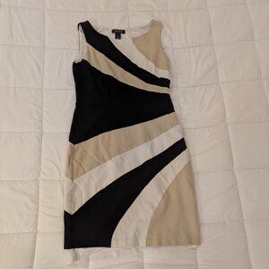 White House Black Market bodycon sunburst dress